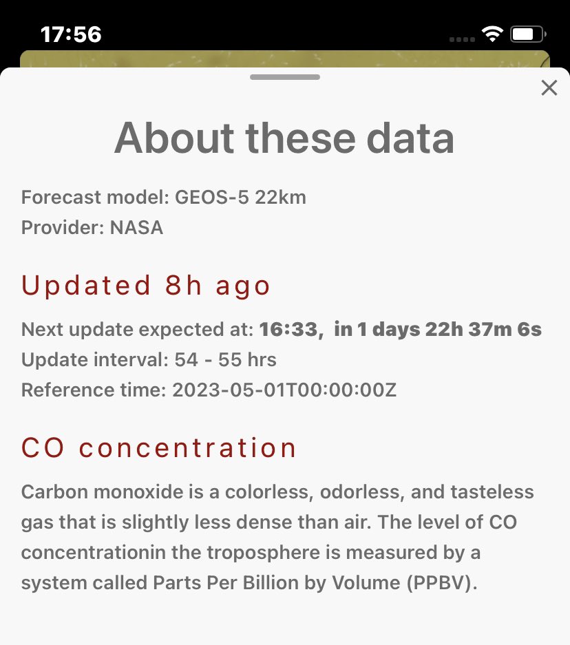 MB7020's tweet photo. If you do believe man made CO2 has anything to do with climate change (which I don’t), check out this great app to show what is going on in various places in terms of CO2 in the region. Look at UK 140ppbv compared to China 1030ppbv. Maybe #JustStopOil should pay them a visit!! https://t.co/W3nvXP8c1X