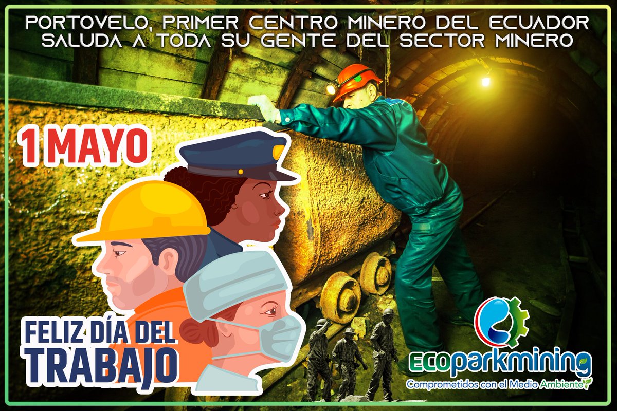 ecoparkmining's tweet image. #ElOro #Machala #diadeltrabajador #1deMayo #Ecoparkmining
Feliz 1 de Mayo día del trabajo