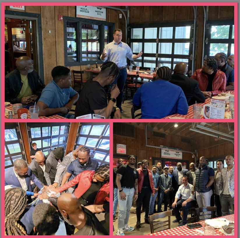 TeaPopMinister's tweet photo. #SpirituaLeaders, #Husbands, #Fathers, &amp; #Youngsters , from Lex, Lou, Frank, Harrod, gave ears to hear Governor Candidate Alan Keck #GamePlan that will help all of this state. It was #Powerful and ended with the group praying for Alan because they see how this could bring CHANGE. https://t.co/jCtTj8WgDB