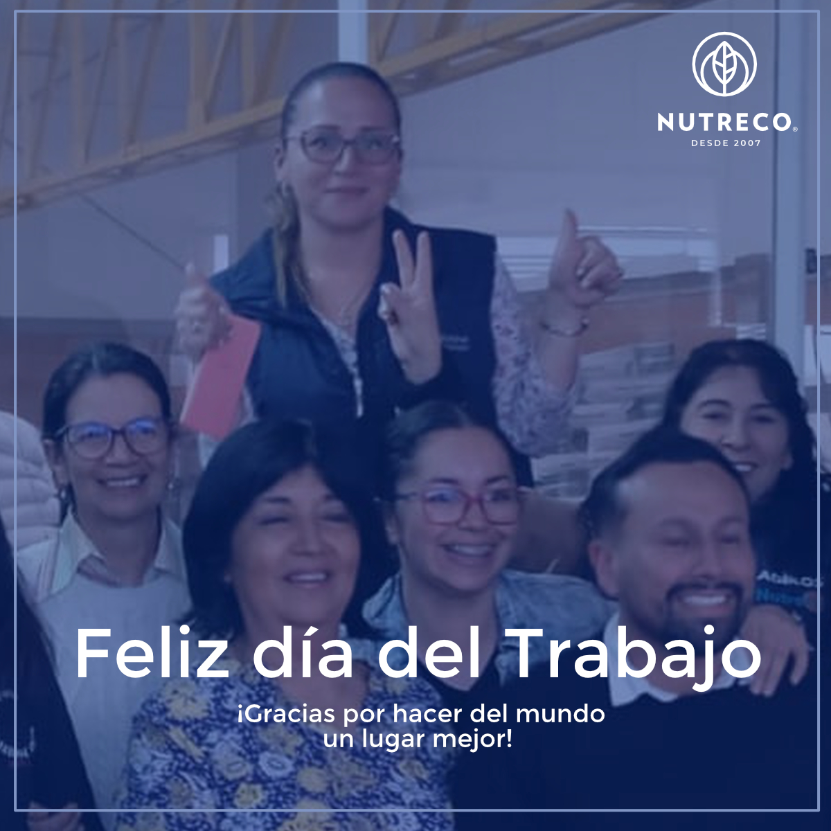 NutrecoSAS's tweet photo. Hoy homenajeamos a nuestros colaboradores que trabajan día a día para hacer posible nuestra empresa. Su esfuerzo es fundamental para nuestro éxito. Celebramos su trabajo y el de millones de personas en todo el mundo que luchan por construir un mundo mejor. 

#FelizDíaDelTrabajo https://t.co/h61rlae2CS