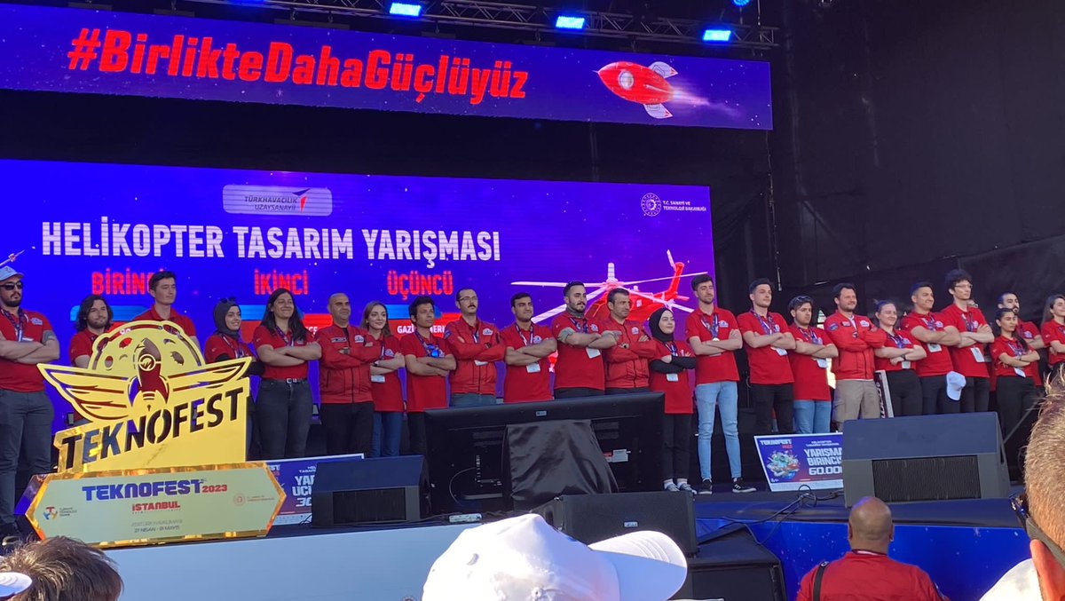 NEUniversitesi's tweet photo. #NEÜnünEseri 💯

#TEKNOFEST2023 🚀 Helikopter Tasarım Yarışması’nda Üniversitemiz Havacılık ve Uzay Bilimleri Fakültesi-Uçak Mühendisliği bölümü öğrencilerinden oluşan “𝟡𝟘𝕓𝕡𝕞” takımımız Türkiye 🥇BİRİNCİSİ oldu.🚁

Tebrikler arkadaşlar 👍🏻👏🏻

#NEÜ 🤩
#BirlikteDahaGüçlüyüz 🇹🇷 https://t.co/4EiP5ZsfyQ