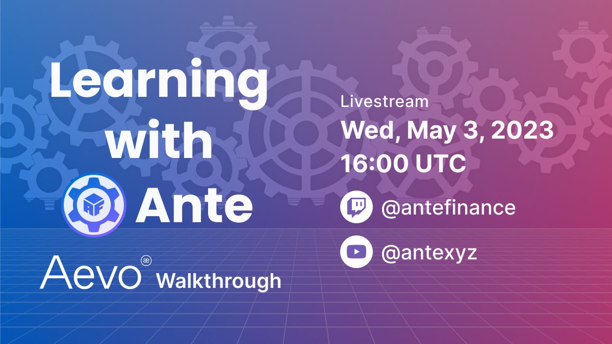 Ante ⚙️ tweet media