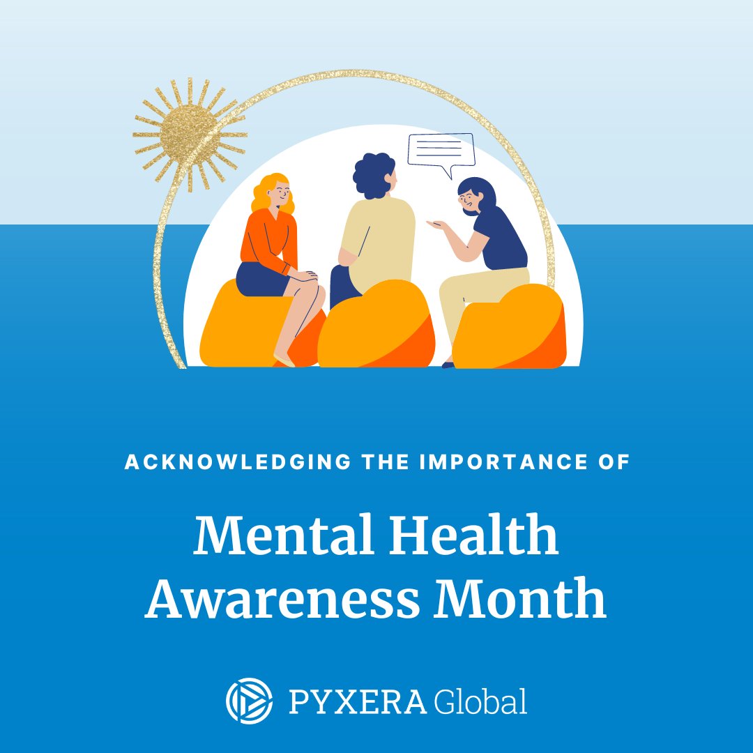 This May, Pyxera Global is proud to recognize and support Mental Health Awareness Month.

As we navigate through the complexities of life, it's essential to prioritize mental well-being and encourage open conversations around mental health.

#MentalHealthAwarenessMonth #MHAM2023