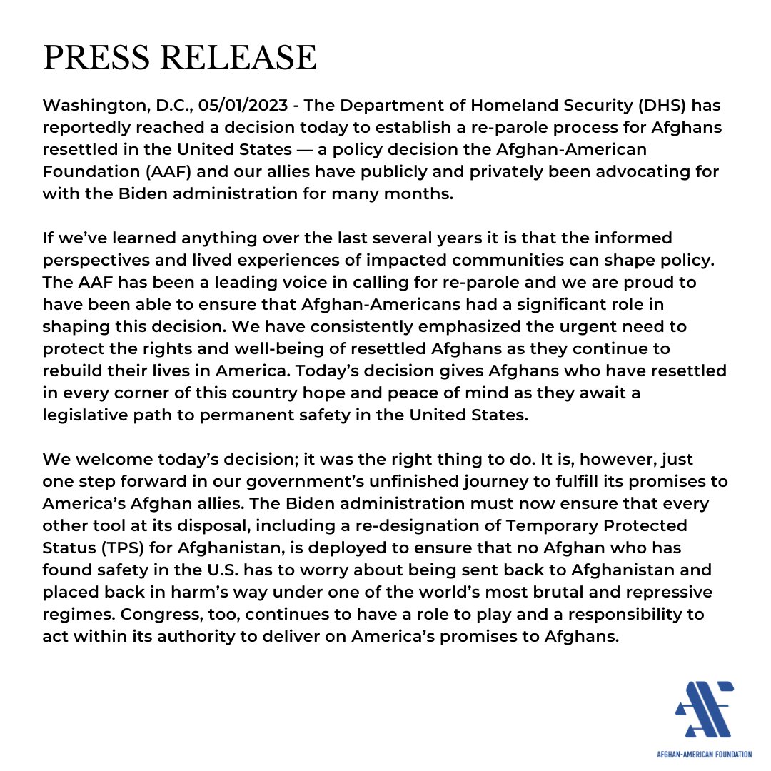 The Afghan-American Foundation tweet media