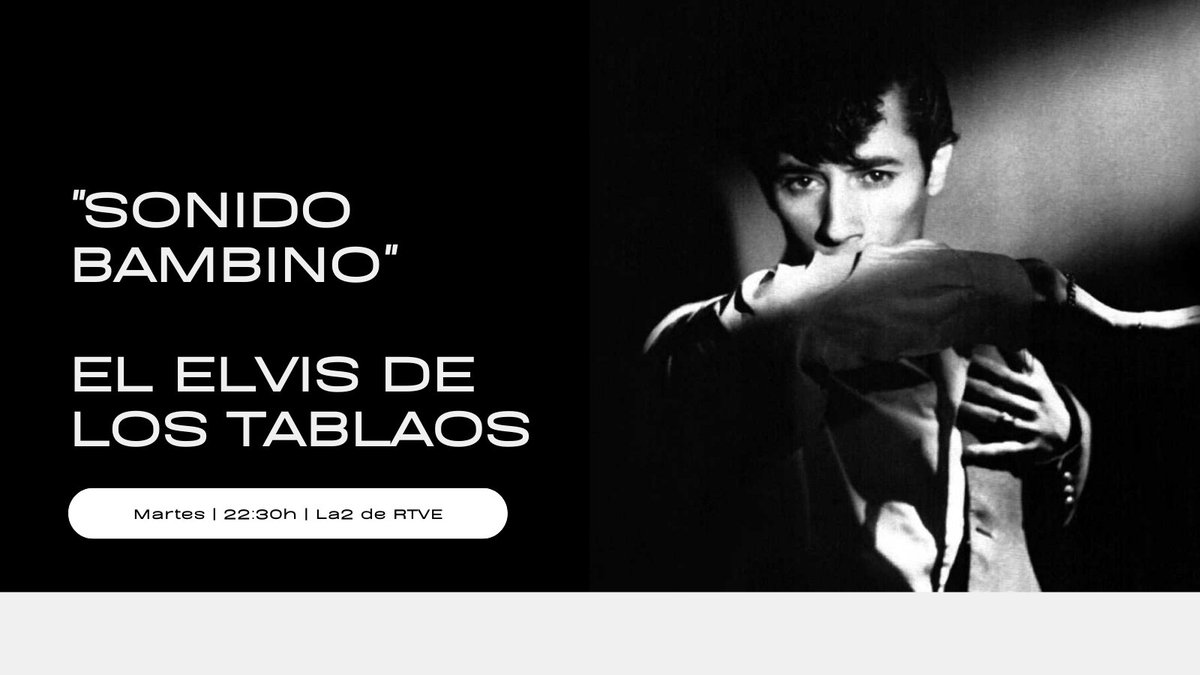 Mañana en CACHITOS, rumba arrebatada y pasional de uno de los flamencos más imitados y reverenciados.  

¡Ídolo de reyes y mendigos!
⚡️ BAMBINO ⚡️
Martes 02/05 | 22:30h | <a href="/la2_tve/">La 2</a>