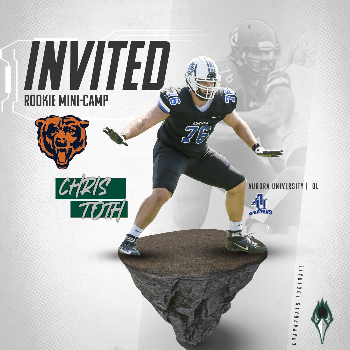 COD➡️AU➡️CHI #LevelUp Another #Chaparral getting the call! Good luck on your opportunity with the @ChicagoBears, @christoth99!