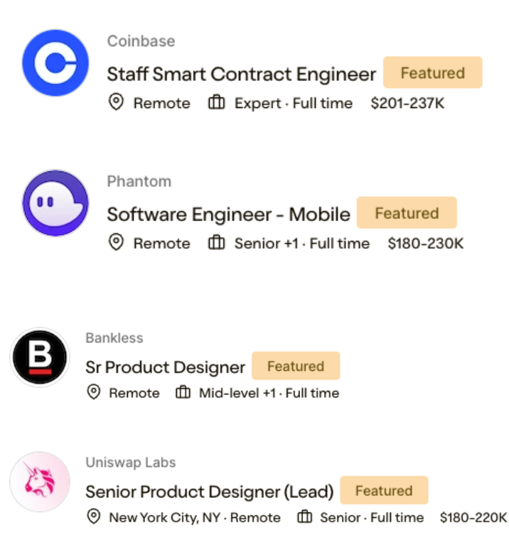 Bankless on Twitter "GM! It's a good month to get a job in crypto. 🔗