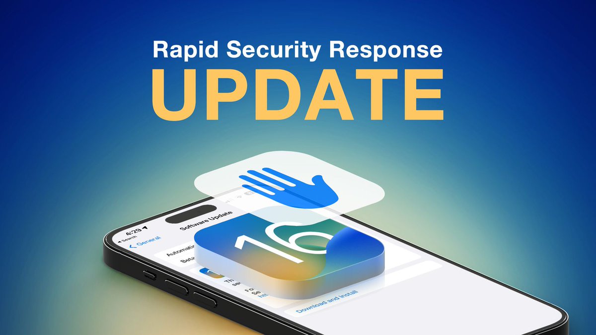 Macrumors on twitter apple releases rapid security response
