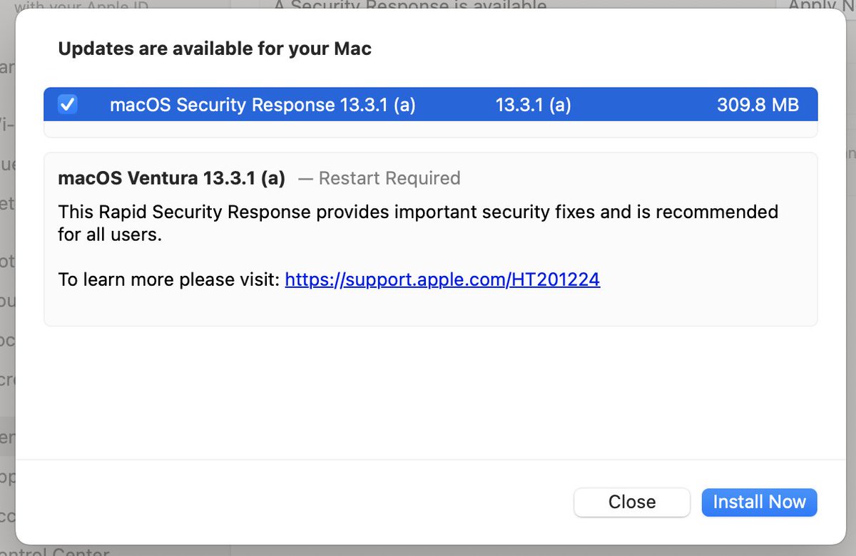Mr. Macintosh on Twitter "🚨🔐Apple has released the first Rapid