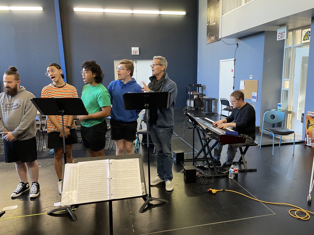 We did the last run through of Bro Andrew last night, and my family arrived and they absolutely loved it! Performance tonight at 7:30 at the George theater in Houston. Woo hoo!