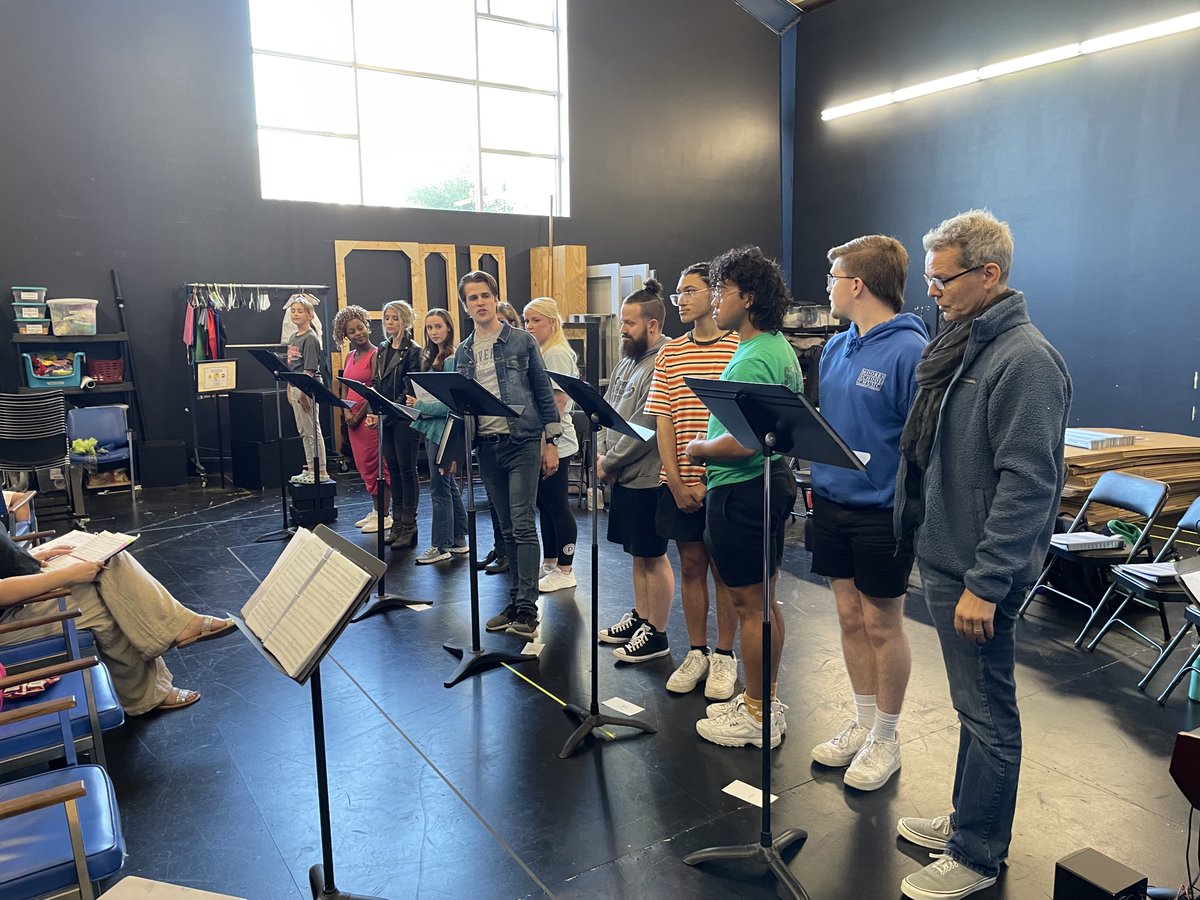 nealmorse's tweet photo. We did the last run through of Bro Andrew last night, and my family arrived and they absolutely loved it! Performance tonight at 7:30 at the George theater in Houston. Woo hoo! https://t.co/LTtBgIyxWz