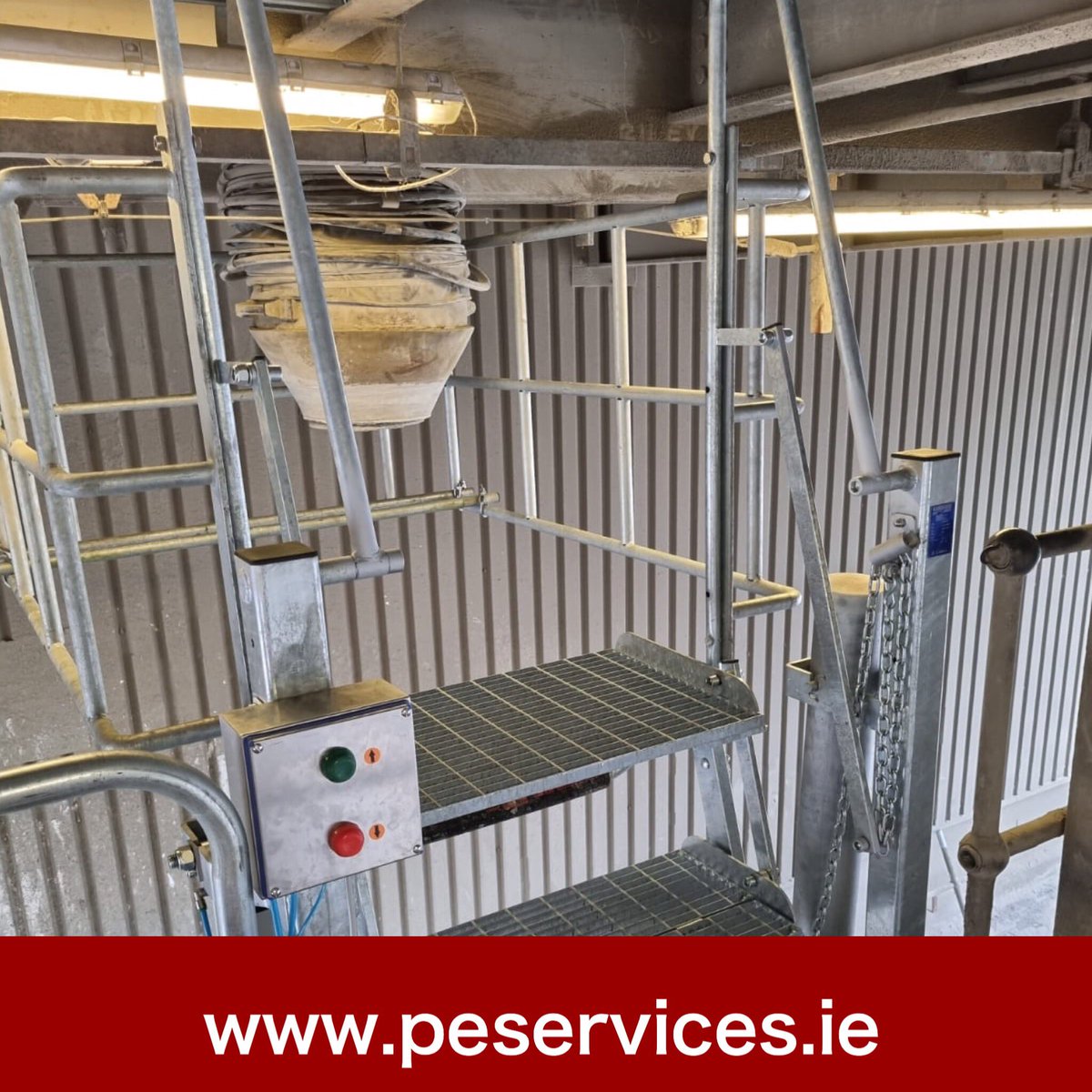 PE Services are the Irish Market leaders in the Design, Supply &amp; Installation of Safe Access Solutions &amp; Loading Arms. Having 30+ yrs experience in this industry PE Services have worked with Irelands top engineering, pharmaceutical &amp; food production companies 1/2