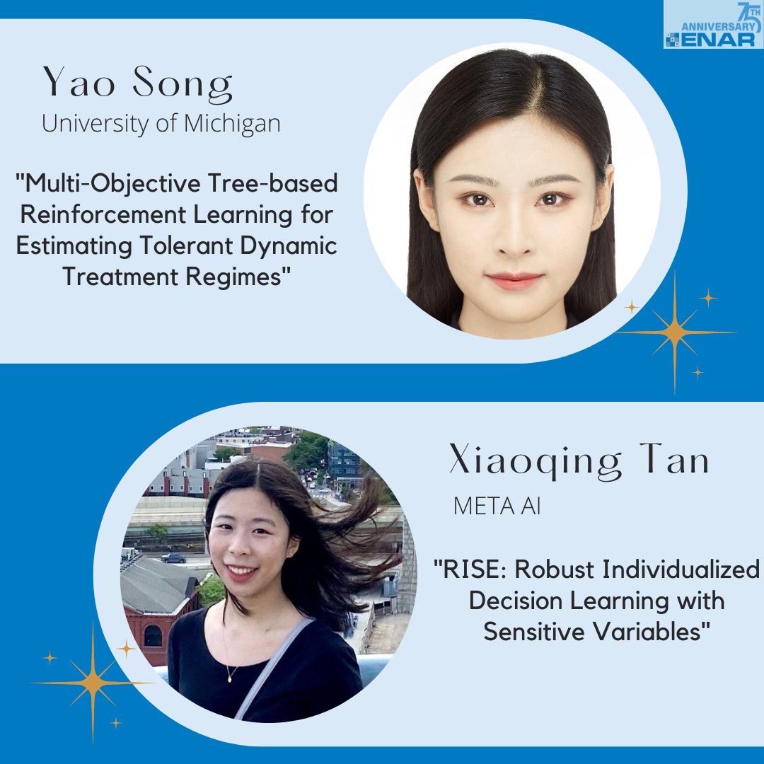 ENAR_ibs's tweet photo. Happy Monday everyone! We want to give a huge ๐ to the last set of our #ENAR_ibs Distinguished Student Paper Award Winners! ๐ #ENAR75 #ENAR2023 https://t.co/JQsm0jKx8k