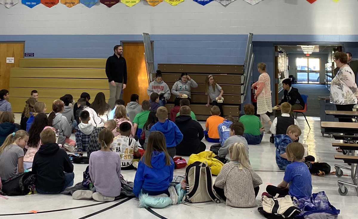 Happy School Principal Day!!! Mr Nygren you have so many qualities that make you amazing. We acted out a few for you today. Mr Nygren has our backs, was a favorite!!! <a href="/PCElemSchool/">PC Elementary School</a>  #lakeviewvikes