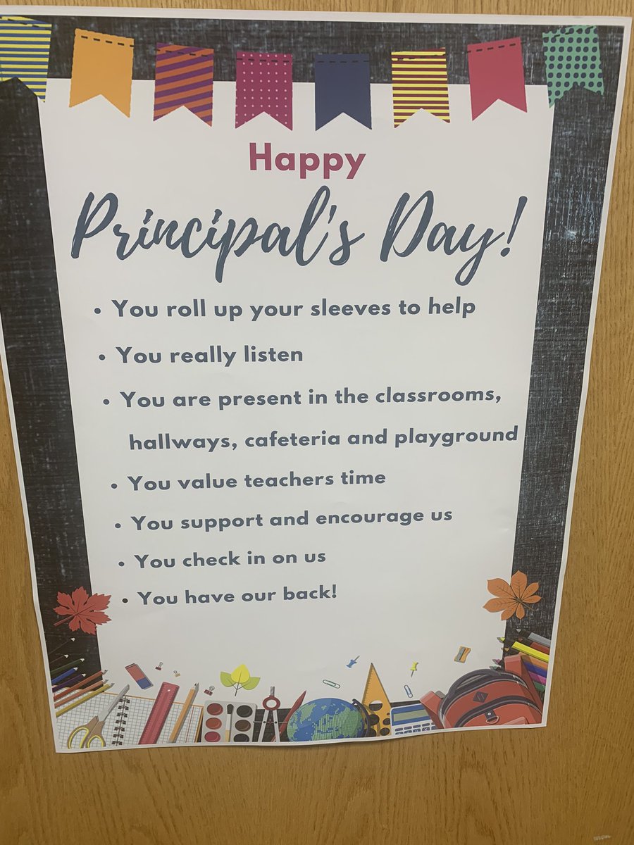 JoannJoannbrndt's tweet photo. Happy School Principal Day!!! Mr Nygren you have so many qualities that make you amazing. We acted out a few for you today. Mr Nygren has our backs, was a favorite!!! @PCElemSchool  #lakeviewvikes https://t.co/iTZ8090ET9