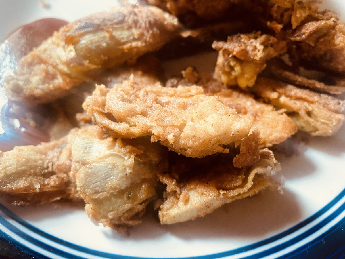 Surprise him with fried #Artichokes today🥳🥳🥳🥳