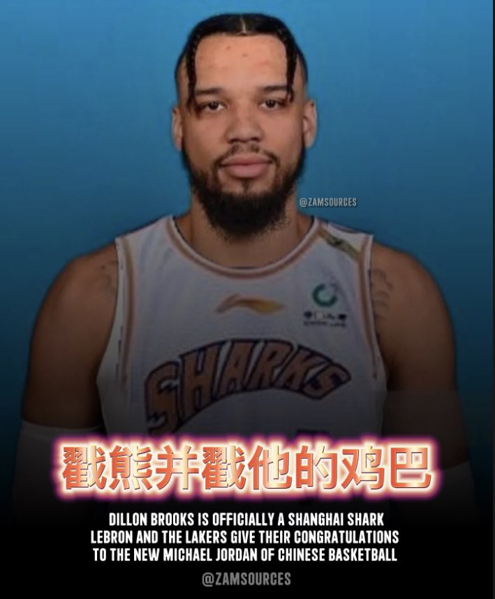 Lakers Lead on X: Breaking: The Shanghai Sharks are interested in singing  forward Dillon Brooks to a 10-day contact, sources tell @LakersLead.   / X