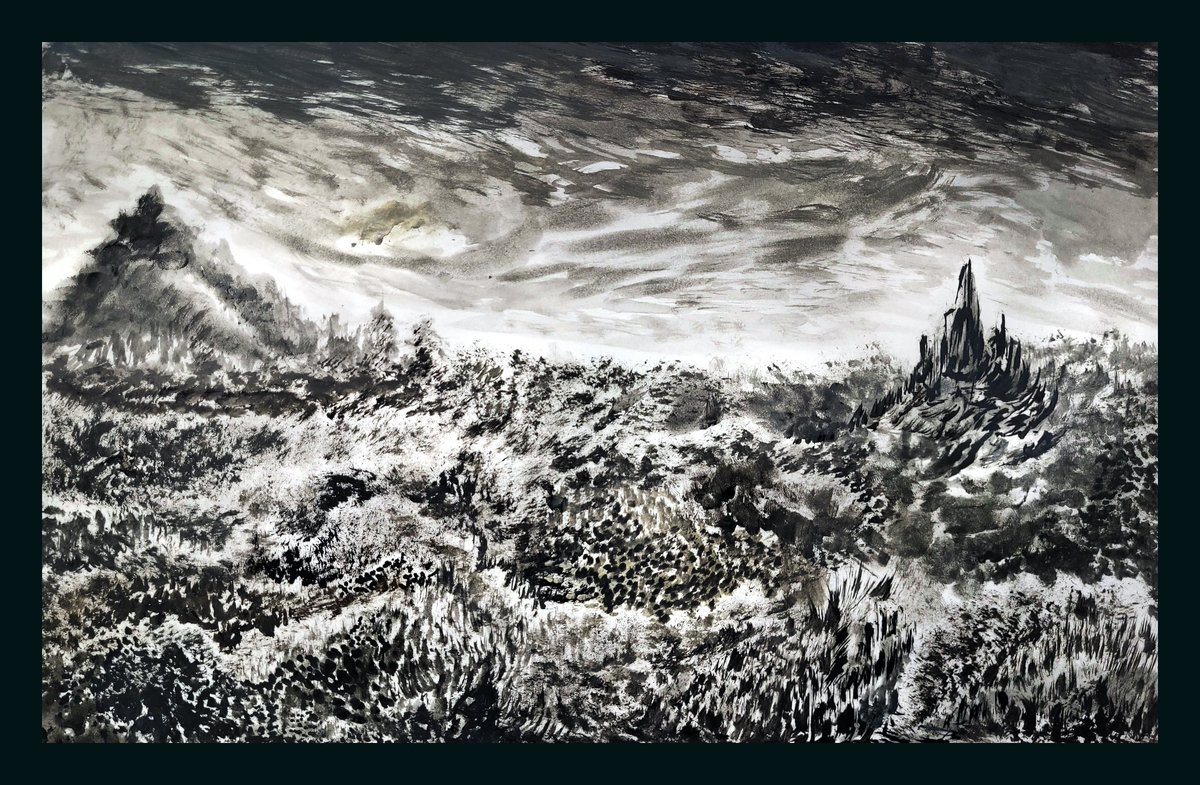 OctazureArts's tweet photo. Experimental acrylic paintings on card paper(c)R.C. '23 https://t.co/tF6LUXbCnl