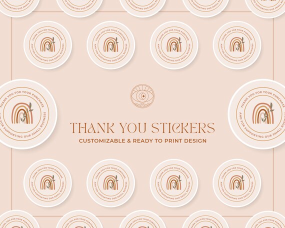 EesomeDesign's tweet image. Rainbow Thank You Stickers For Small Business, etsy.me/3ZgQevr #labelsstickers #stickerssheets #customizedlabel #labeldesign @etsymktgtool
