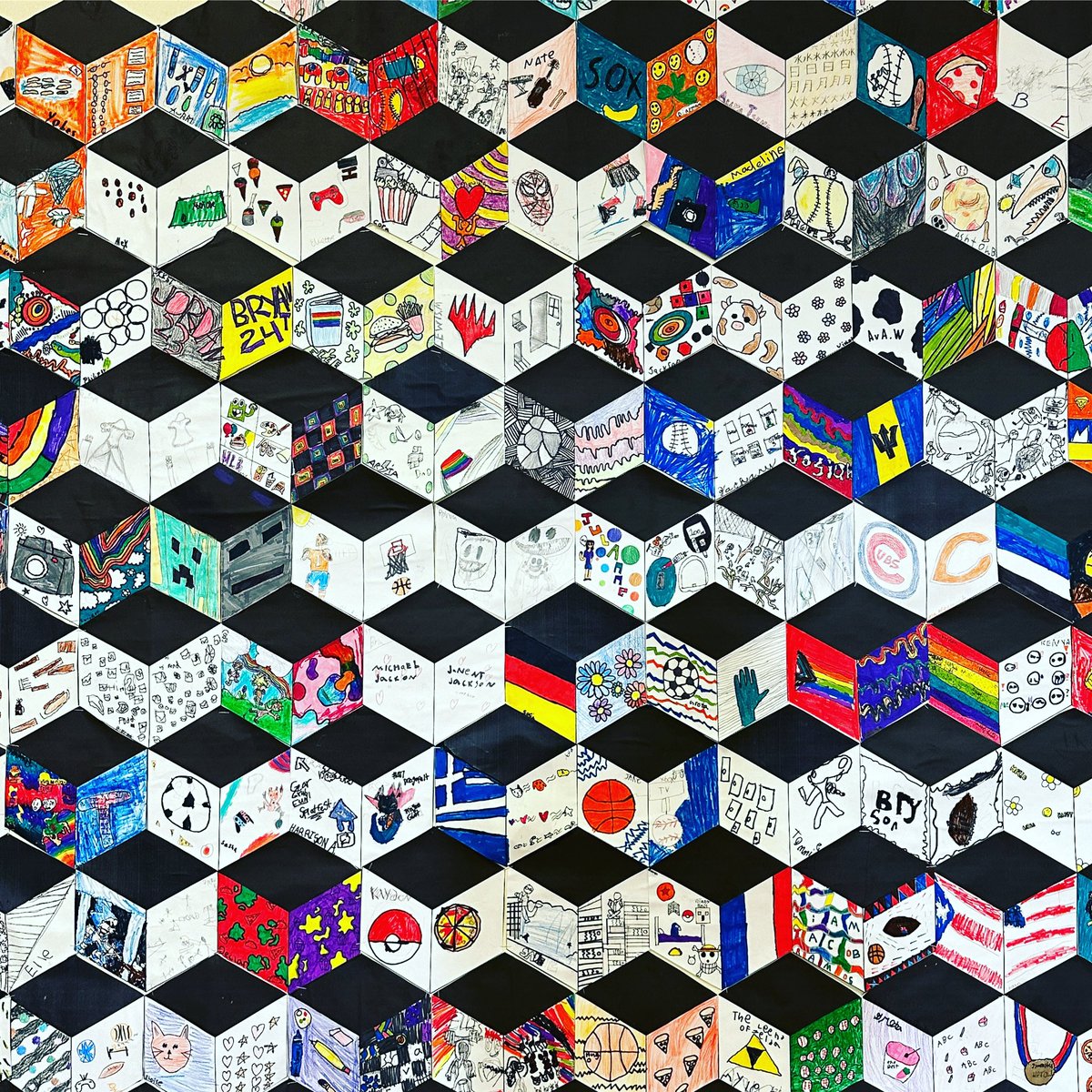 #IrvingArtFest is next week! Make sure to check out the all-school mural inspired by @thankyoux 
You'll also have a chance to design your own cube.
#irving97 #d97art #weared97 #oakpark97