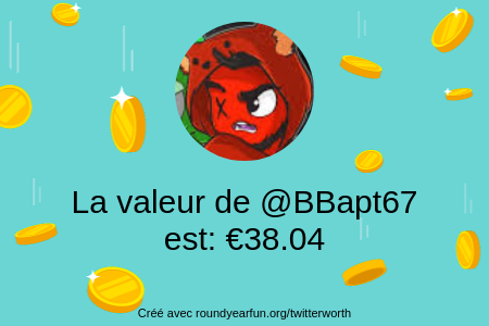 BBapt67's tweet photo. Mon twitter vaut: €38.04

Trouvez le vôtre avec https://t.co/pIZ3bdeiKu

⠀ https://t.co/fYx2Yzvq1F