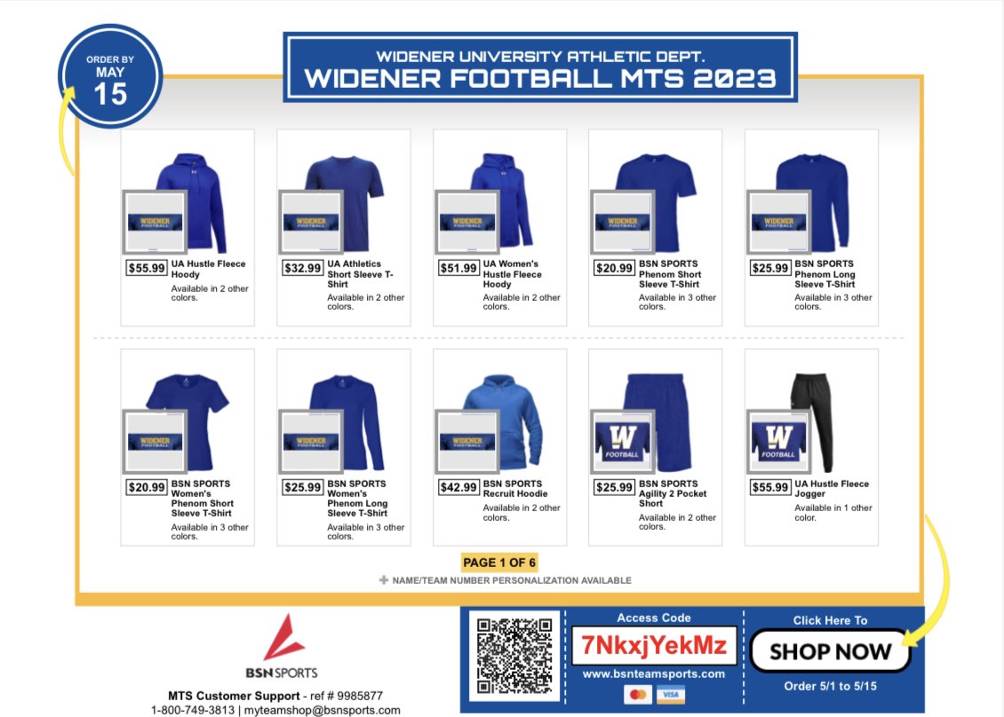 Widener Football (Widener_FB) / Twitter