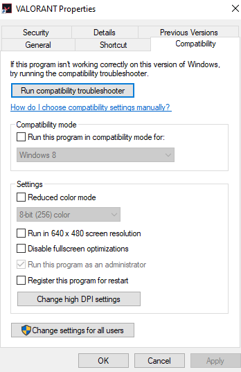 jwu_ttv's tweet photo. @KlddaVAL @RiotSupport i got mine to work. Make sure valorant is being ran on administrator and that its being run on windows 10 https://t.co/Gp7ldCiChb