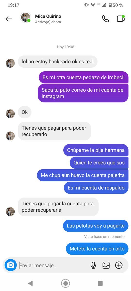 MikelaQuirin's tweet photo. Sorry soy de acuario.
Me hackearon la cuenta, pero me chupa un huevo. https://t.co/LNuxM6aigu
