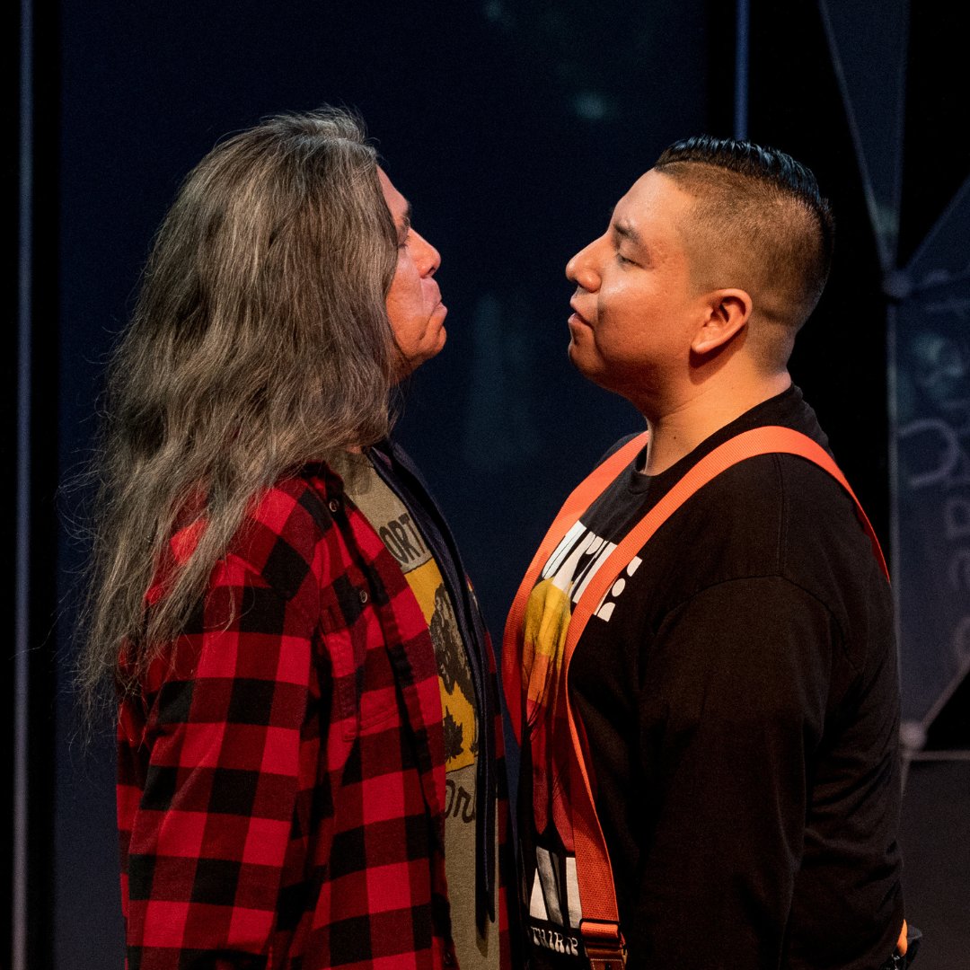 🗣Today we centre and celebrate Braiden Houle who reprises his role as Windwalker in #WhiteNoise by @StandingSunrise, on stage until MAY 7 (FINAL WEEK) @FirehallArtsCte! 🎟️ = bit.ly/3AGVpum 

#Indigenoustheatre #canadiantheatre #yvrtheatre #livetheatre #vancouverarts