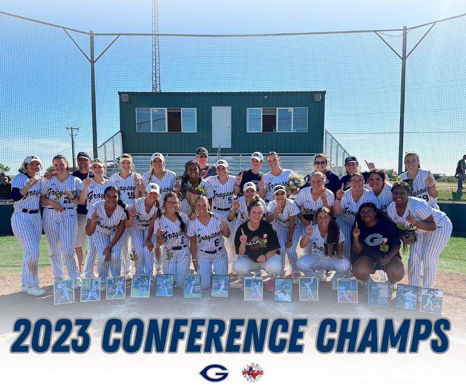 gclvsoftball's tweet photo. 2023 CONFERENCE CHAMPS! ✨🤝👑 #GWAY https://t.co/zqyx9JFu1b