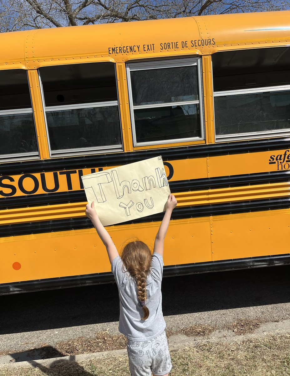 A great way to end the day, acknowledging School Bus Driver Appreciation Day!@RosemontCBE #WeAreCBE