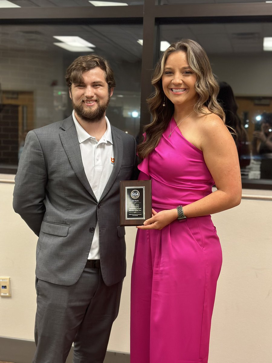 Congratulations to Abi Clark, who serves as the Athletic Liaison, for being awarded LC Member of the Year. 

Thank you, Abi, for your dedication to SGA and your ambition to represent student athletes!