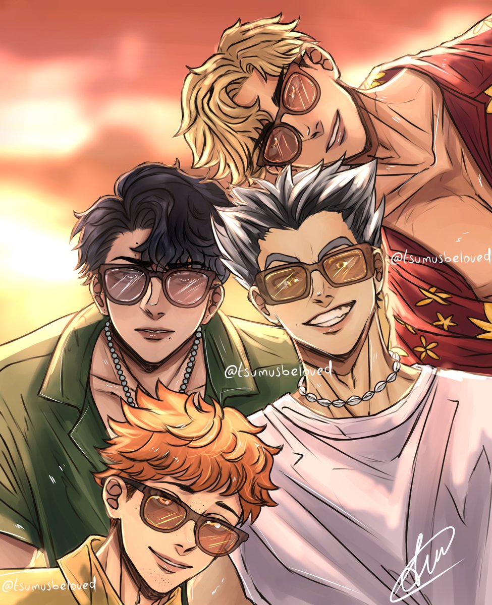 ☀️☀️☀️☀️ || I’m so ready for summer  #Haikyuu #ハイキュー #アニメ #日本 #anime #hinata #hinatashoyo #bokuto #bokutokoutarou #Sakusa #sakusakiyoomi #atsumu #atsumumiya