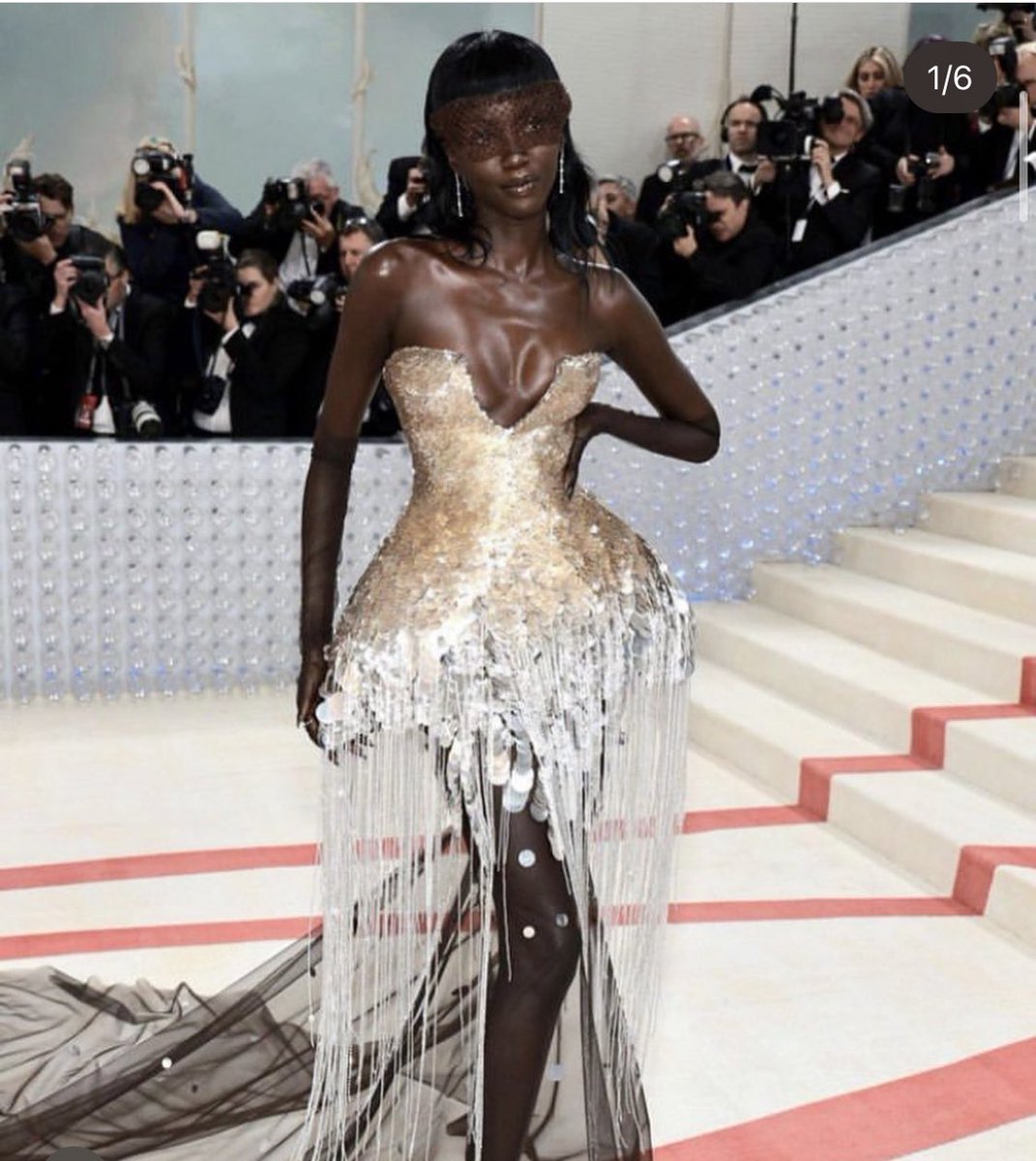 #anokyai slaying it #MetGala2023 my fav look so far