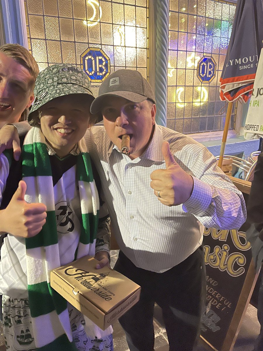 Tat…was great to finally meet you. I am so happy for you and the Supporters.  Hope that you have a safe trip home. We are goin’ up!!! Green Army!!!💚🍾