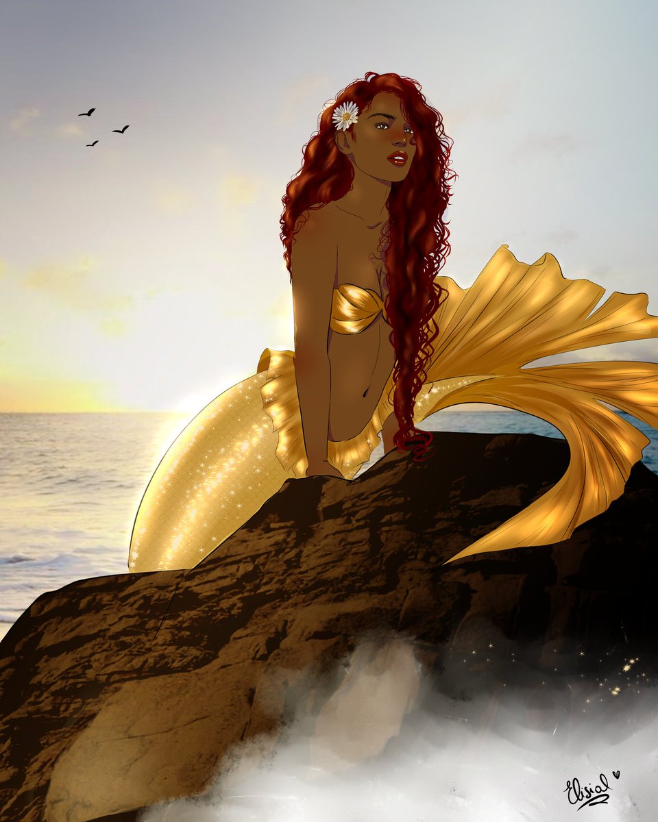 It's #mermay and here's a new series! 
✨️✨️ #TSCxMermaid ✨️✨️

Starting with Cordelia, because she is just that inspiring 🥹 the goal would be drawing one mermaid everyday, but don't ever expect that kind of consistency from me 🤭 I'll try my best