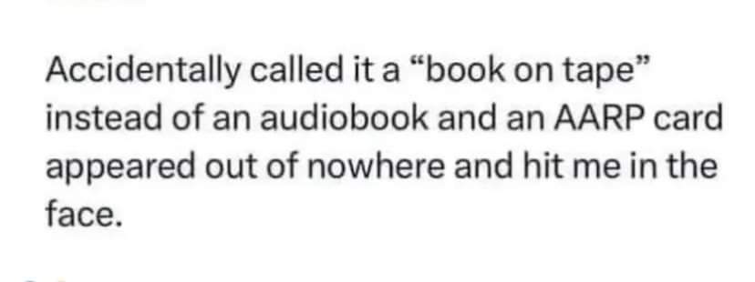 Condesa1's tweet photo. Yep. #BooksOnTape 😂🤣😂🤣 https://t.co/TrQfoF9bBF