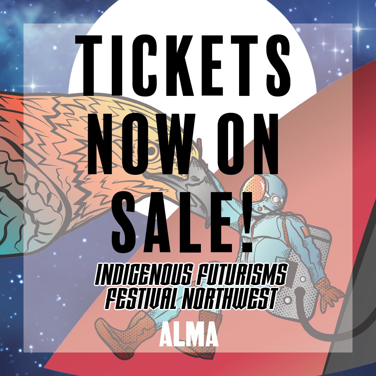 BIG NEWS, #Indiginerds! Tickets are now available for the The Indigenous Futurisms Festival Northwest. Yes, IFFNW is still FREE! Read all about it & the festival! ➡ atribecalledgeek.com/iffnw-tacoma-2…

#IFFNW2023 #IndiginerdsAssemble #IndigenousFuturism #ALMATacoma
#TheFutureIsIndigenous