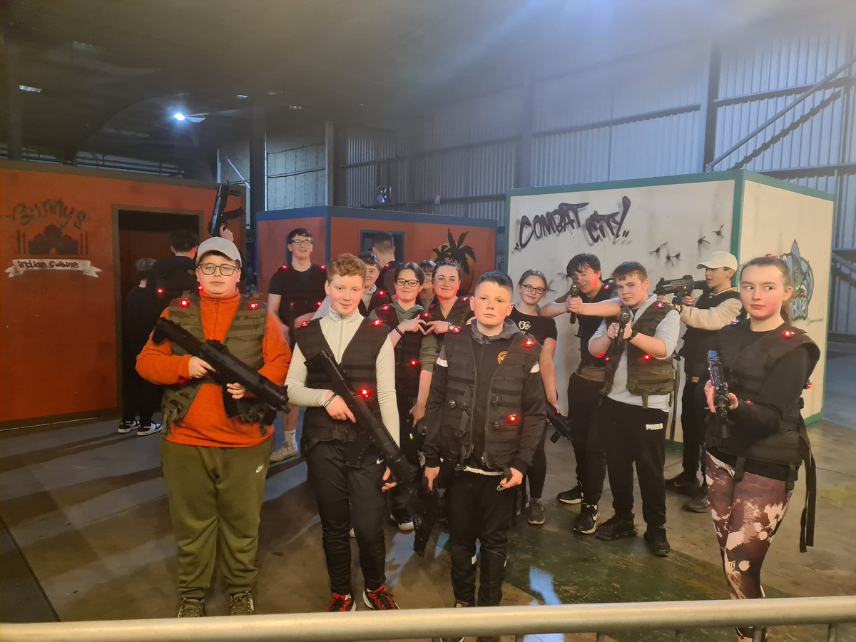 AandDBnACF's tweet image. One of our detachments enjoying a night off training for some team building fun at Laser Combat.