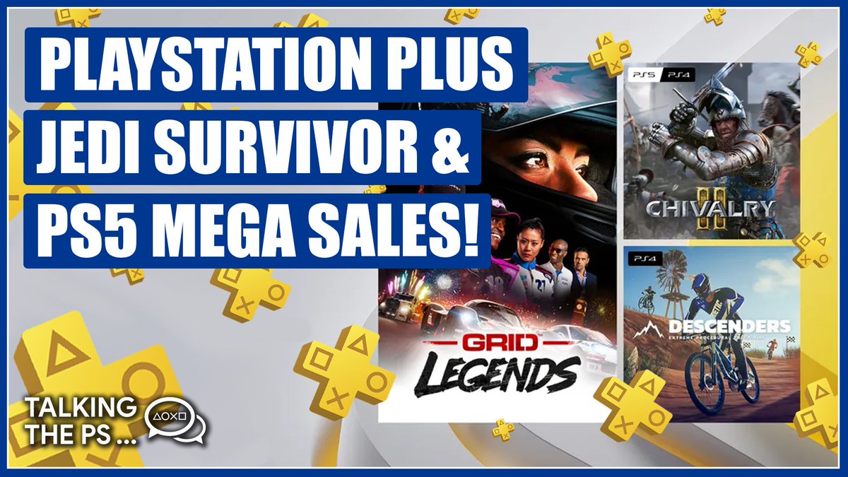 GamerGuildTV's tweet photo. All your #PlayStation News right here!💙

#PS5 is absolutely crushing sales! 
#JediSurvivor for Game of the Year? 
New #PlayStationPlus titles and more...

Talking The PS #46 - Available Now 👇
https://t.co/6ZuvcmQMUz https://t.co/3GRQSFhzV7