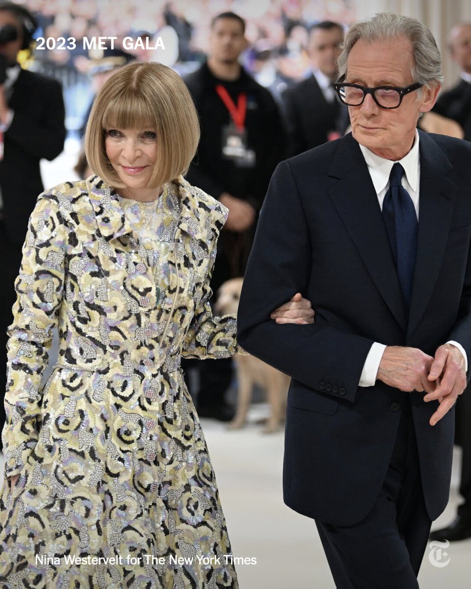 nytimes's tweet photo. Anna Wintour, who was one of Karl Lagerfeld’s closest friends, said she hopes the late designer “would understand how many people love and respect him” by paying homage to him tonight at the Met Gala. https://t.co/t8P5rPhqcC https://t.co/kaMuGyYTbk