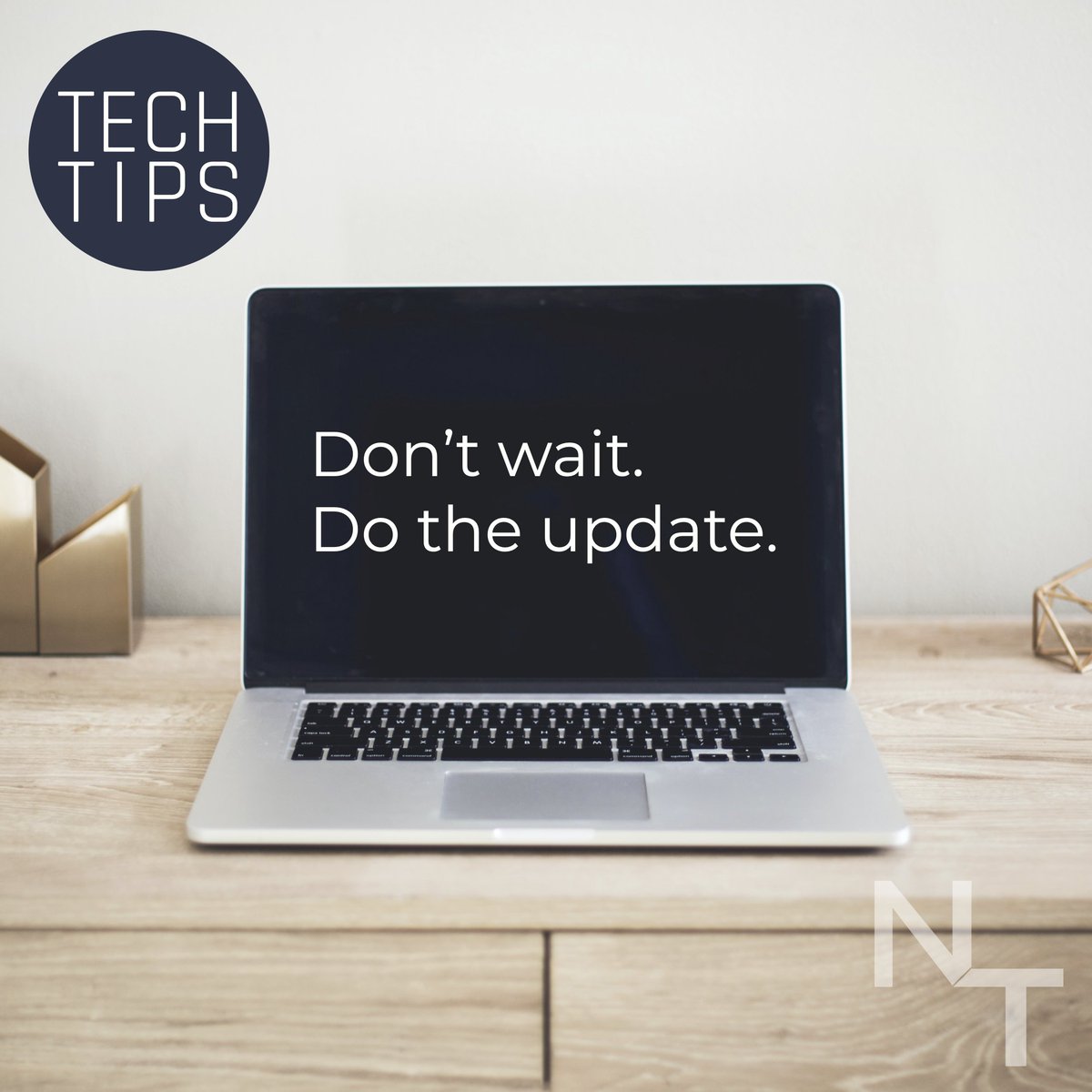 NextTechNT's tweet photo. I know it is hard to do the updates because it takes time, but waiting on the update can slow down your computer as well as cause security vulnerabilities #security https://t.co/pZKRPZNgRh