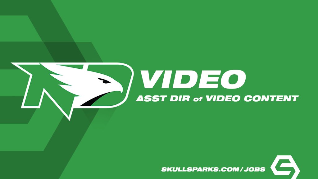 SkullSparks (@skullsparks) on Twitter photo New opportunity with <a href="/UNDsports/">NorthDakotaAthletics</a> in Grand Forks, N.D. Assistant Director of Video Content: bit.ly/3Lhcccu More jobs: SkullSparks.com/jobs New opportunity with <a href="/UNDsports/">NorthDakotaAthletics</a> in Grand Forks, N.D. Assistant Director of Video Content: bit.ly/3Lhcccu More jobs: SkullSparks.com/jobs