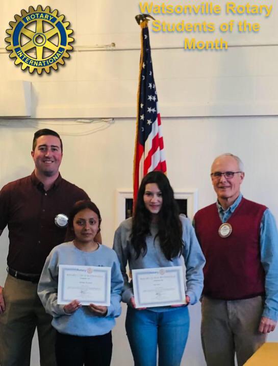 So proud of New School’s April Rotary Students of the Month - Ashley Garcia &amp; Judy Orozco! 👏 <a href="/PajaroValleyUSD/">Pajaro Valley Unified School District</a> <a href="/santacruzcoe/">SantaCruzCOE</a> <a href="/CCEAeducation/">CCEA Plus</a> <a href="/WatsonvilleCity/">City of Watsonville</a> #aztecsavenuesofachievement
