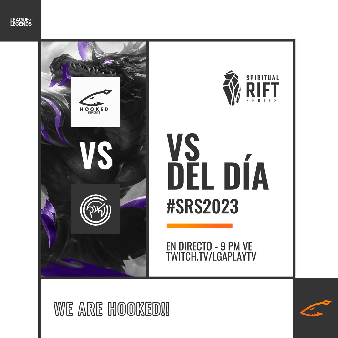 Hooked Esports (@hookedteams) on Twitter photo #PlayOff en la #SRS2023 <a href="/LGAplay/">LGAPlay - Esports Venezuela 🇻🇪</a> !!
🆚
<a href="/pro42esports/">PRO42 Esports</a>
⏰ 9 pm 🇻🇪
📽️En directo por: twitch.tv/lgaplaytv
#esports #venezuela #Gaming #PlayOff en la #SRS2023 <a href="/LGAplay/">LGAPlay - Esports Venezuela 🇻🇪</a> !!
🆚
<a href="/pro42esports/">PRO42 Esports</a>
⏰ 9 pm 🇻🇪
📽️En directo por: twitch.tv/lgaplaytv
#esports #venezuela #Gaming