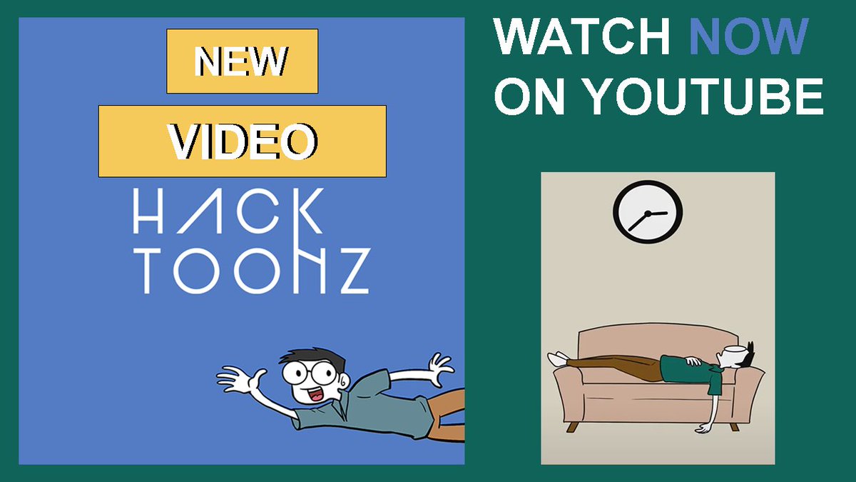 HackToonz's tweet image. Just a quick snooze...😴New video-watch NOW on YouTube! vist.ly/3sse

#powernap #newvideo #hacktoonz