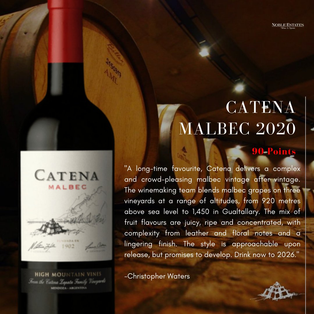 🍷❤️<a href="/CatenaMalbec/">Catena</a> <a href="/waters_wine/">Christopher Waters</a>
