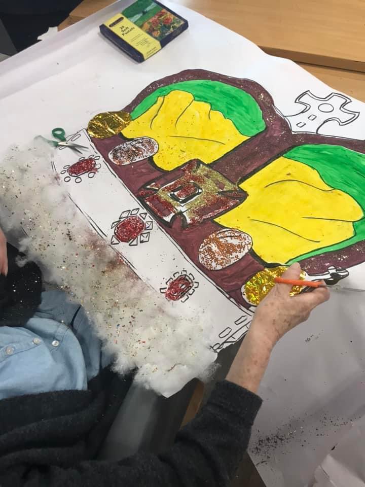 lewisjjp's tweet photo. Patients from Beech are prepping decorations for the Coronation! 👑🤴🏻🥰@DPT_NHS @MyNameIsPadraig @rmn_jayne @maxina_ot @mariakushnirov https://t.co/1u0geb16Cc