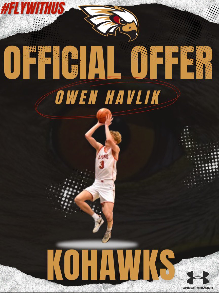OwenHavlik's tweet photo. I am blessed to receive my first offer from @CoeCoachMartin and @CoeCollegeHoops! https://t.co/iHrbDcMEL8