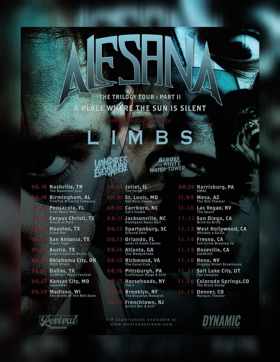 Tour announcement <a href="/Alesana/">Alesana</a> X <a href="/whoisLimbs/">LIMBS</a> X <a href="/michaelvampire/">Michael Vampire</a> X @atwwtband